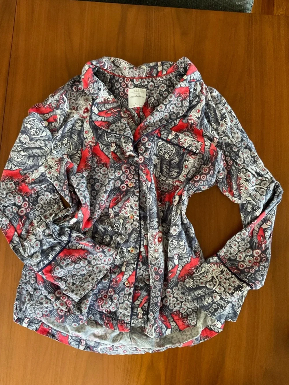 Anthropologie Florence Balducci Menagerie Pajama Set, VGUC - Picture 5 of 10